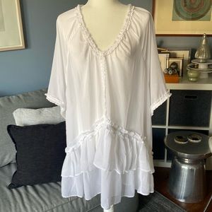 Aerie. NWT sheer beach cover dress